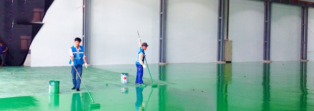 Ứng dụng của sơn Epoxy hệ lăn vào đời sống